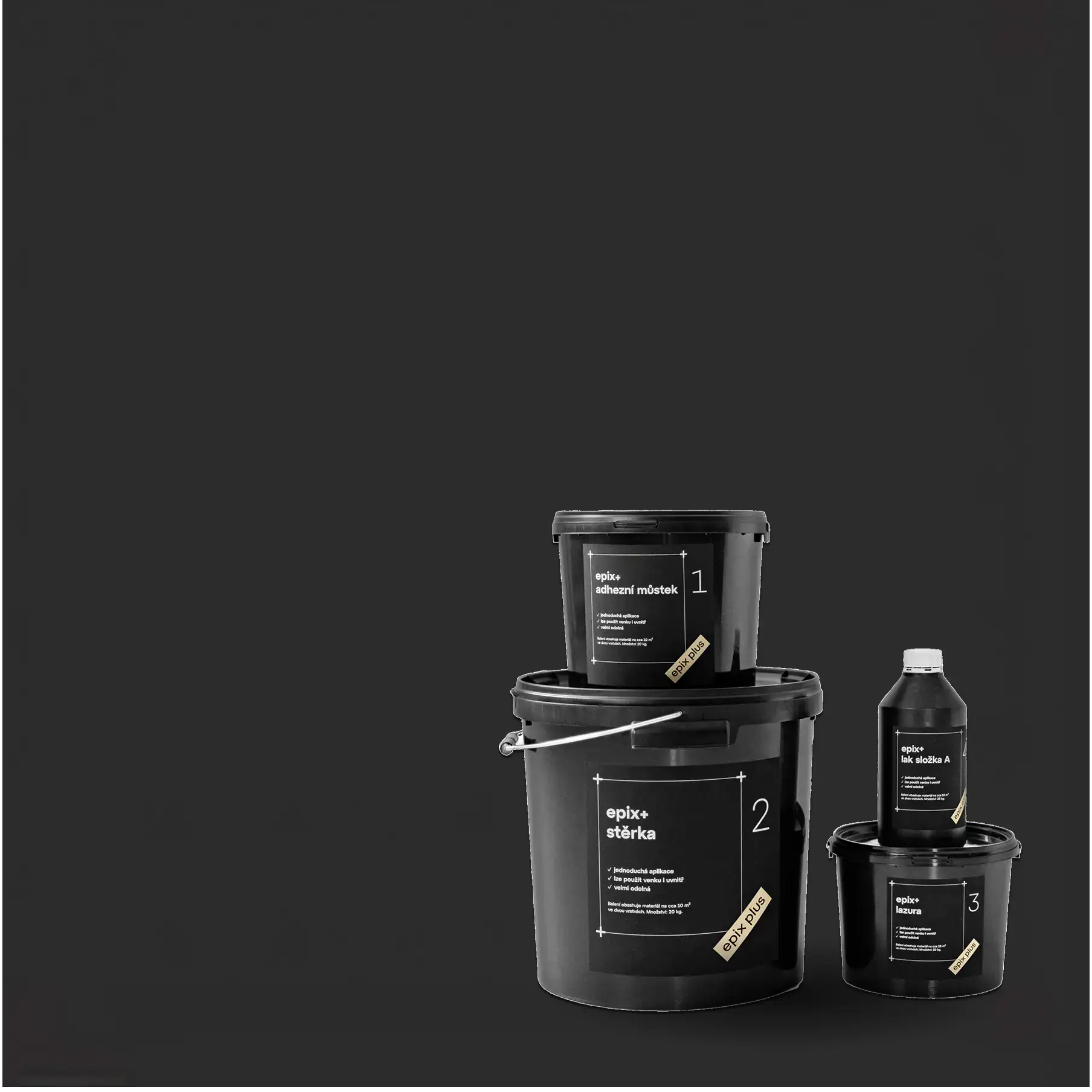 Microcement epix+ Onyx My Store